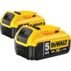 DeWalt DCB184 Duopack 18V Li-Ion Accu - 5.0Ah (2st) 1 DeWalt DCB184 Duopack 18V Li-Ion Accu - 5.0Ah (2st) -DeWALT 17e57467db37b2679b9b49623bb227b5