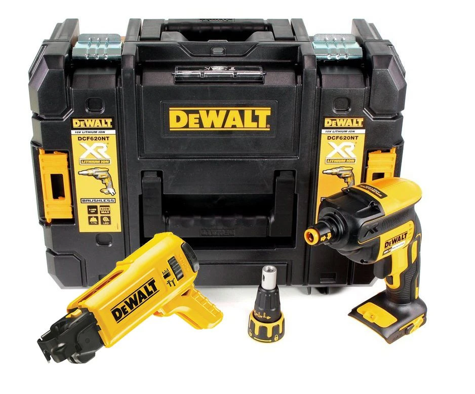 DeWalt DCF620NT 18V Li-Ion Accu Gipsschroefmachine Body In TSTAK + Gratis Bandschroefmechanisme - Koolborstelloos - DCF620NT-XJ 3 DeWalt DCF620NT 18V Li-Ion Accu Gipsschroefmachine Body In TSTAK + Gratis Bandschroefmechanisme - Koolborstelloos - DCF620NT-XJ