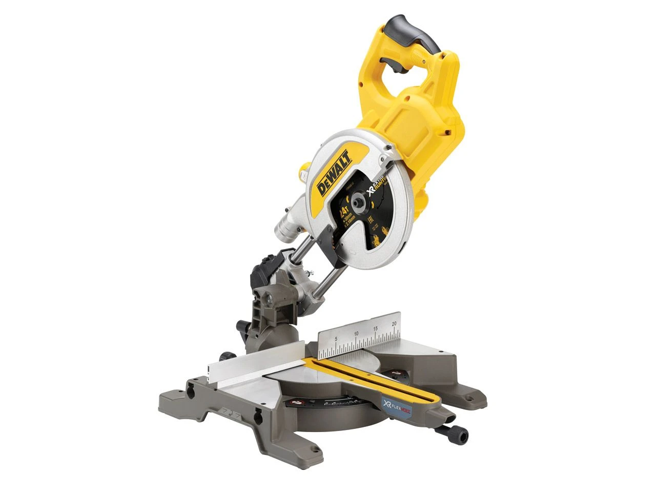 Dewalt DCS777T2 18V/54V XR FlexVolt Li-Ion Accu Afkort- En Verstekzaagmachine Set (2x 6.0Ah Accu) - 216 X 30mm - Koolborstelloos - DCS777T2-QW 4 Dewalt DCS777T2 18V/54V XR FlexVolt Li-Ion Accu Afkort- En Verstekzaagmachine Set (2x 6.0Ah Accu) - 216 X 30mm - Koolborstelloos - DCS777T2-QW - Afbeelding 2