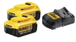 DeWALT 19 DeWalt 18V Li-Ion Accu Starterset (2x 4.0Ah) + Lader