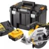 DeWALT DCS565P2-QW 18V Li-ion Accu Cirkelzaag Set (2x 5.0Ah) In TSTAK Koffer - 185 Mm -DeWALT 2ffa0d693d63511a966323f897d5f652