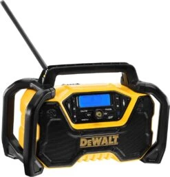 DeWALT DCR029 18V Li-Ion Accu DAB+ Bouwradio Met Oplaadfunctie - Werkt Op Netstroom & Accu - DCR029-QW