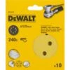 DeWalt DT3107 Schuurschijf - K240 - 125mm (10st) - DT3107-QZ -DeWALT 439e7119b64d976906a819367349a0cc