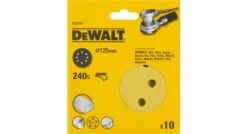 DeWalt DT3107 Schuurschijf - K240 - 125mm (10st) - DT3107-QZ