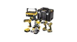 DeWALT DCK551P3T-QW 18V Li-in XR Accu 3-delige Combiset (3x 5.0Ah Accu) In 2 TSTAK Koffers