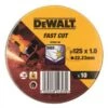 DeWalt DT3507 Doorslijpschijf - 125 X 22,23 X 1,0mm - RVS - Inox (10st) - DT3507-QZ 1 DeWalt DT3507 Doorslijpschijf - 125 X 22,23 X 1,0mm - RVS - Inox (10st) - DT3507-QZ -DeWALT 4971ec9c6197983d456ec0bec3053a7e