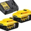 DeWalt DCB115P2 18V Li-Ion Accu Starterset (2x 5.0Ah) + Lader - DCB115P2-QW -DeWALT 9101ef7833aef1f7c12e500654d2d4a4
