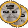 DeWALT DT1953 Duopack Construction Cirkelzaagblad - 216 X 30 X 40T - Hout (Met Nagels) -DeWALT 9582a9244475edc53ee02db71f012b8c