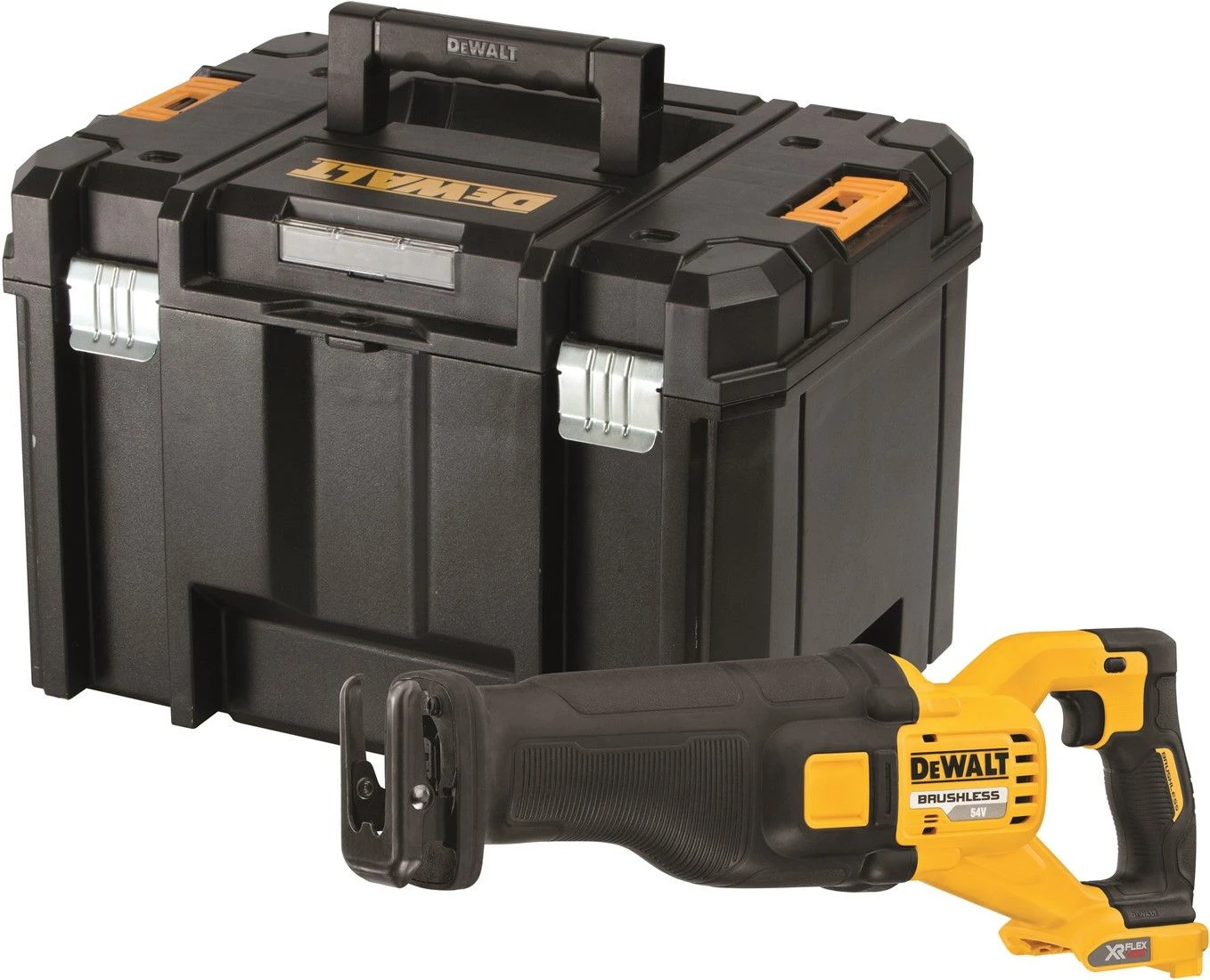 DeWALT DCS389X2-QW 54V Li-ion FlexVolt Accu Reciprozaag Set (2x 9.0Ah) In TSTAK Koffer 4 DeWALT DCS389X2-QW 54V Li-ion FlexVolt Accu Reciprozaag Set (2x 9.0Ah) In TSTAK Koffer - Afbeelding 2