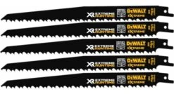 DeWalt DT99554 Reciprozaagblad - 152mm - Hout Met Spijkers (5st)