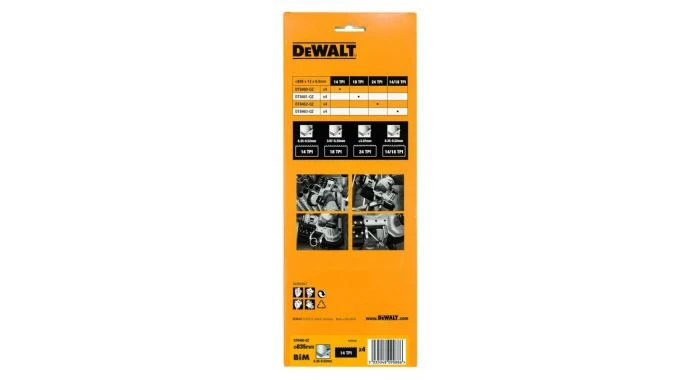 DeWalt DT8461 Bandzaagblad Voor DCS371 - 835 X 12 X 18TPI (4st) - DT8461-QZ 3 DeWalt DT8461 Bandzaagblad Voor DCS371 - 835 X 12 X 18TPI (4st) - DT8461-QZ