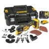 DeWalt DCS355D2 18V Li-Ion Accu Multitool Set (2x 2.0Ah Accu) + 35 Delige Accessoireset In Koffer - Koolborstelloos - DCS355D2-QW -DeWALT b5110eb559e875cabbeaf2740b84bb54
