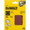 DeWalt DT3032 Vlak Schuurvel - K80 - 115 X 115mm (25st) - DT3032-QZ