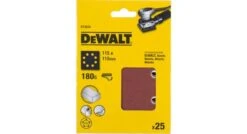 DeWalt DT3034 Vlak Schuurvel - K180 - 115 X 115mm (25st) - DT3034-QZ