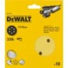 DeWalt DT3128 Schuurschijf - K320 - 150mm (10st) - DT3128-QZ 2 DeWalt DT3128 Schuurschijf - K320 - 150mm (10st) - DT3128-QZ -DeWALT dc974e343e0fae3501bfc09c696b3616