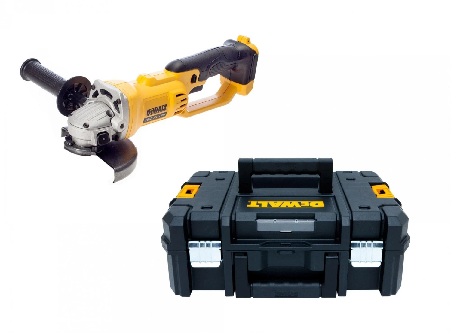 DeWalt DCG412M2 18V Li-Ion Accu Haakse Slijper Set (2x 4.0Ah Accu) In Koffer - 125mm - DCG412M2-QW 4 DeWalt DCG412M2 18V Li-Ion Accu Haakse Slijper Set (2x 4.0Ah Accu) In Koffer - 125mm - DCG412M2-QW - Afbeelding 2