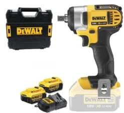 DeWalt DCF880M2 18V Li-Ion Accu Slagmoersleutel Set (2x 4.0Ah Accu) In TSTAK - 203Nm - 1/2" - DCF880M2-QW