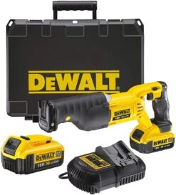 DeWALT DCS369M2 18V Li-ion XR Accu Reciprozaag Set (2x 4.0 Ah) In TSTAK Koffer